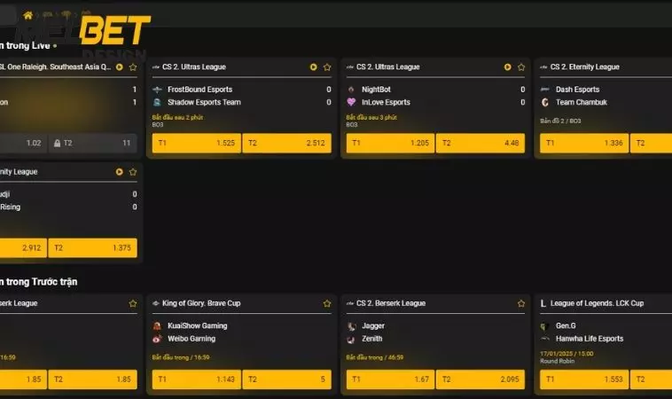 Khám phá E-Sports tại MELBET