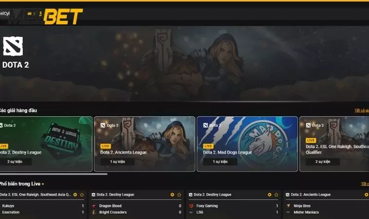 Lý do E-Sports MELBET luôn giữ vững TOP 1 trên thị trường